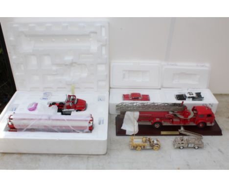 THE FRANKLIN MINT PRECISION MODELS - A COLLECTION OF BOXED DIE CAST MODELS ETC., comprising  a Hose Co. No. 3 Mack truck, a 1