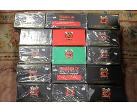 FIFTEEN BOXED CODE 3 COLLECTABLE FIRE ENGINES 1:64 SCALE LIMITED EDITION FIRE ENGINES, to include Chicago, Buffalo, etc.