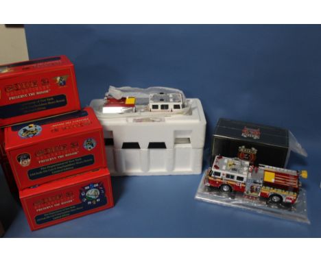 BOXED CODE 3 1:32 SCALE NY SEAGRAVE FIRE ENGINE, boxed code 3 1:32 scale FDNY Fire Engine, boxed code 3 1:64 Naval Air Crash 