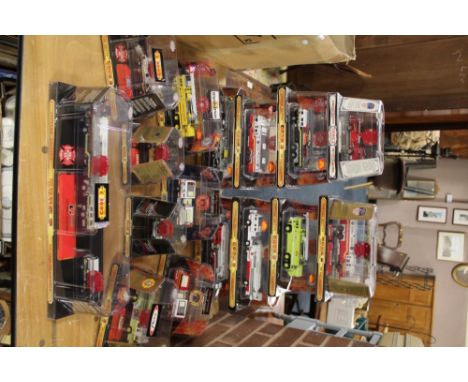 SIXTEEN BOXED CODE 3 COLLECTABLES FIRE ENGINES, 1:64 scale, all limited edition, to include Willows Springs Platform Ladder T