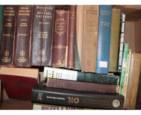 A selection of mining related volumes including Winiberg (F.) -Metalliferous Mine Surveying 1925; Handbook of Mineral Dressin