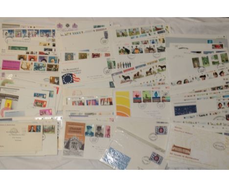 A selection of 160 GB first day covers 1966-1989
