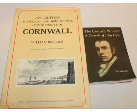 Borlase (William) - Antiquities, Historical and Monumental in the County of Cornwall, 1 vol., reprinted 1973, dust jacket; an