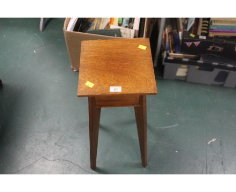 Small square top plant stand, height 65 cm, width and depth 26 cm