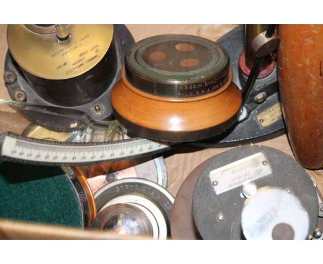 COLLECTION OF SCIENTIFIC AND ENGINEERING INSTRUMENTS
including an outdoor thermometer, Griffin & Tatlock gauge, etc