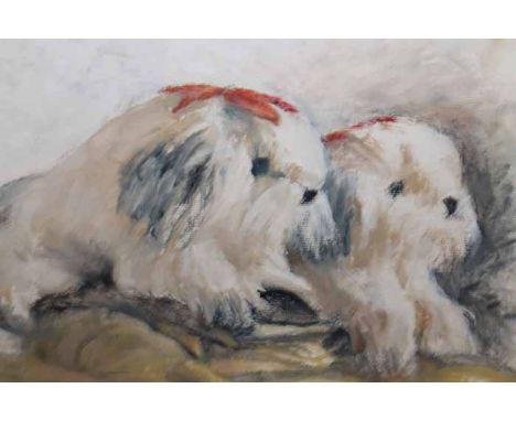 * FREDA GRAHAM,
TELLY ADDICTS
oil on board, signed
36cm x 46cm
Framed and under glass