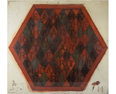 § Joe Tilson RA (British, b.1928). 'Earth Earth Earth', 1985, limited edition etching, acquatint and carborundum on wove pape