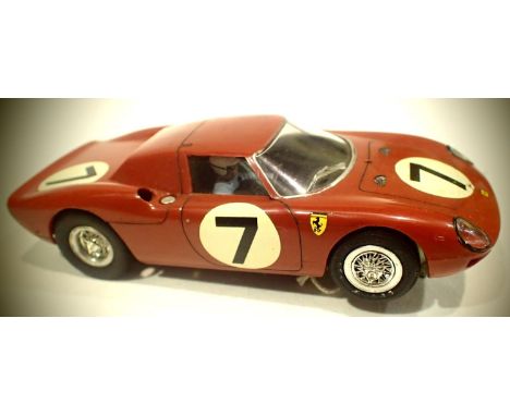 Vintage slot car, kit/scratch built, brass chassis and fixed wheels. P&amp;P Group 1 (£14+VAT for the first lot and £1+VAT fo