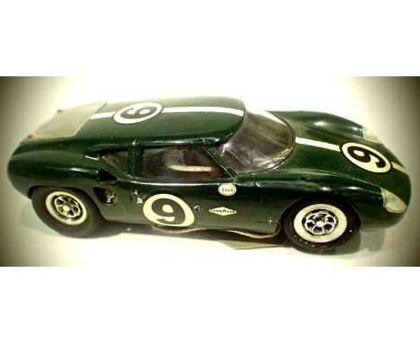 Vintage slot car, kit/scratch built, brass chassis and fixed wheels. P&amp;P Group 1 (£14+VAT for the first lot and £1+VAT fo