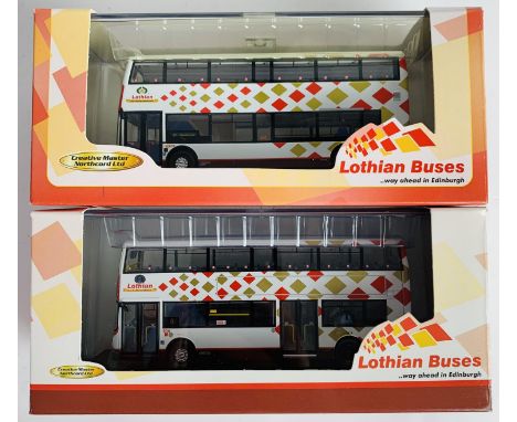 2x Creative Master / Northcord 1:76 Buses - To Include: UKBUS 2004 Trident Lothian Buses, UKBUS 1037 Lothian Buses Alexander 