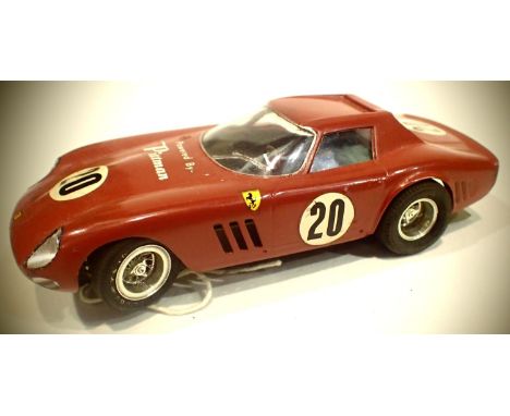 Vintage slot car, kit/scratch built, brass chassis and steering wheels. P&amp;P Group 1 (£14+VAT for the first lot and £1+VAT