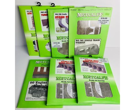 7x Metcalfe Kits - OO Scale Card Construction Kits - All Sealed in Packets P&amp;P Group 2 (£18+VAT for the first lot and £2+