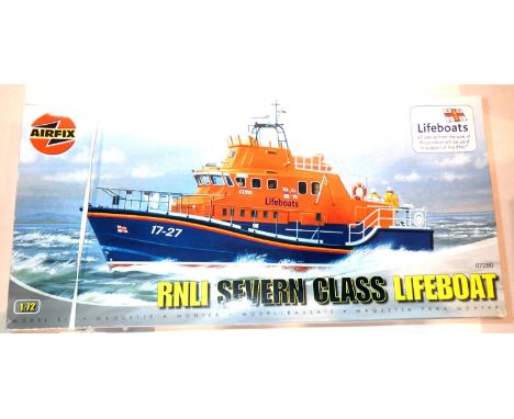 Airfix 07280 RNLI Severn Class lifeboat 1/72 scale. P&amp;P Group 1 (£14+VAT for the first lot and £1+VAT for subsequent lots