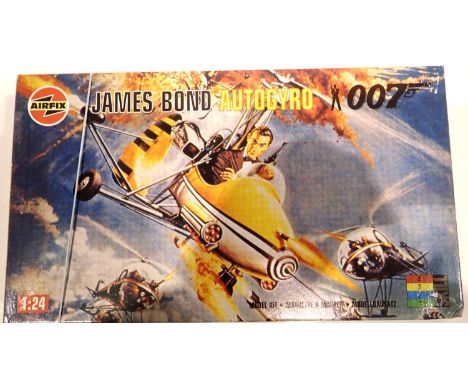 Airfix 04401 James Bond Autogyro Little Nellie kit 1/24 scale. P&amp;P Group 1 (£14+VAT for the first lot and £1+VAT for subs