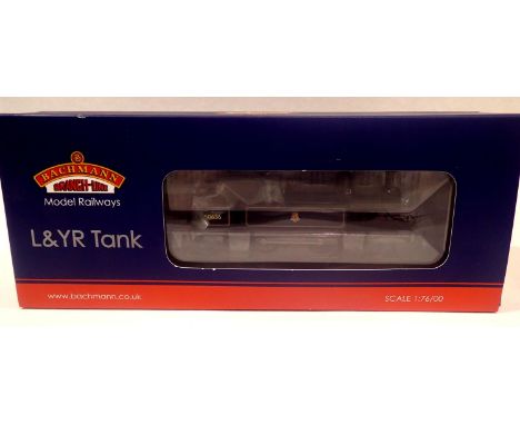 Bachmann 31-166 L&Y 242 tank 50636, BR black early crest. P&P Group 2 (£18+VAT for the first lot and £2+VAT for subsequent lo