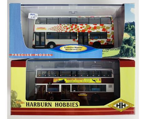 2x Creative Master / Northcord 1:76 Buses - To Include: UKBUS 0031 HARBURN HOBBIES Lothian Olympian, UKBUS 1004 Lothian Denni