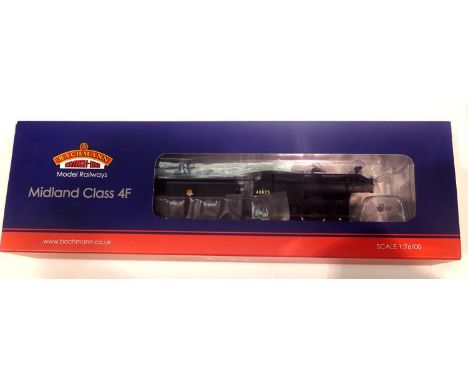 Bachmann 31-881 class 4F 43875, BR black early crest. P&P Group 2 (£18+VAT for the first lot and £2+VAT for subsequent lots)C