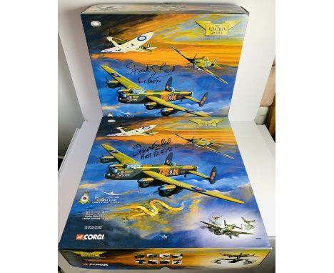 2x Corgi Aviation 1:72 Scale AA32602 'Battle of Britain' Memorial Flight Sets (2x SETS) - Both Signed by Lead Pilot with RAF 