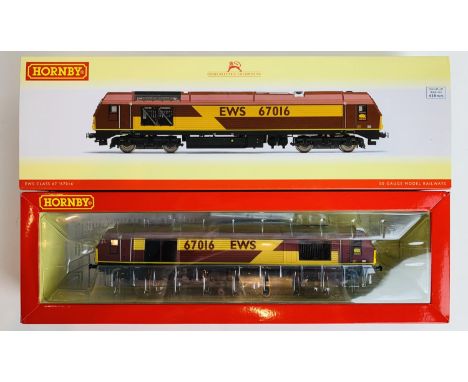 Hornby OO R3348 Class 67 016 EWS Livery New &amp; Boxed P&amp;P Group 2 (£18+VAT for the first lot and £2+VAT for subsequent 