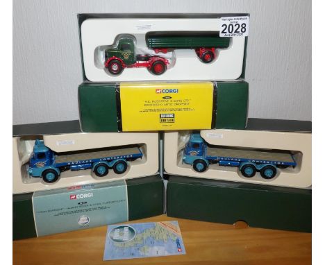 Corgi 1.50 Scale x 3 H.E. Musgrove Bedford + 2 x Tyson Burridge 6 wheel Albion Reivers. P&amp;P Group 2 (£18+VAT for the firs