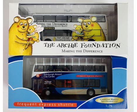 2x Creative Master / Northcord 1:76 Buses - To Include: UKBUS 2002 Trident Edinburgh Airport, 'FIRST' Archie Foundation - Bot