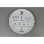 Meissen, Wandteller Meissener Schwertermarken