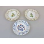 Meissen, 3 Durchbruchteller