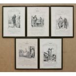 Honoré DAUMIER, Les Robert - Macaire: 51, 4, 69, 58, 99