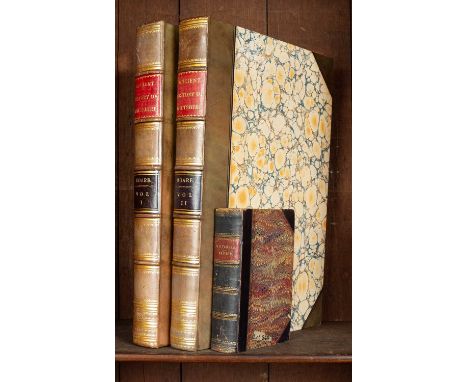 Hoare (Sir Richard Colt) The Ancient History of Wiltshire, two volumes, large folio, rebound in quarter calf and marbled boar