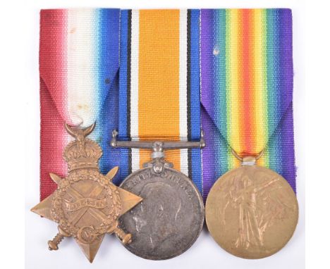 Great War British 1914-15 Star Medal Trio 10th London Regiment, awarded to “3062 PTE S F MORING 10-LOND R”. Medals are court 