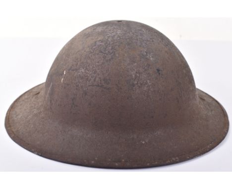 WW1 British Other Ranks “Brodie” Steel Combat Helmet, good untouched example of a 2nd pattern helmet with much of the origina