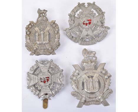 Victorian Kings Own Scottish Borderers (KOSB) Other Ranks Helmet Plate Centre, fine example with three wire post fittings to 