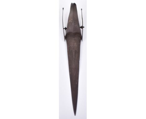Indian Dagger ‘Hooded Katar’ from Vijayanagara, Late 17th&nbsp;Century, blade cut with multiple converging fullers, hilt of c