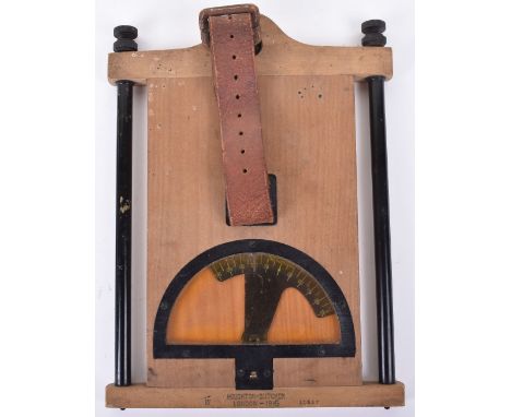 British Cavalry / Royal Flying Corps Observers Map Board, being the Vickers Patent with compass and protractor fitted to the 