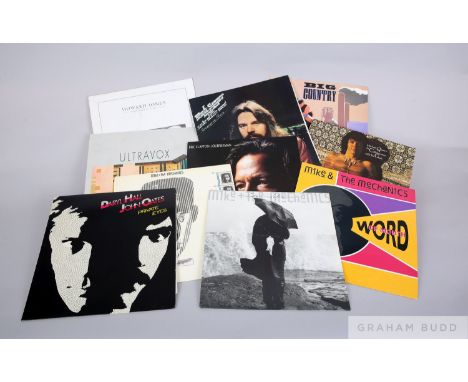 Twenty three assorted vinyl pop and rock albums from the 70s, 80s and 90s, including Journeyman- Eric Clapton, Human's Lib- H