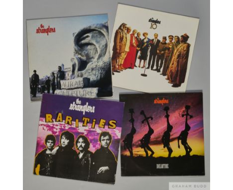 Four albums by The Stranglers including Aural Sculpture, Dreamtime, 10 and Rarities, Dreamtime and 10 have their original pri