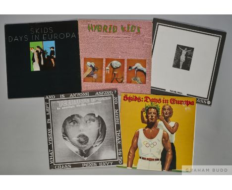 A nice selection of five Punk Rock vinyl albums including Skids Days in Europa, Hybrid Kids- A Collection of Classic Mutants,