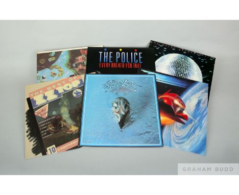 Twelve classic original vinyl albums from the 1980s, including Every Breath You Take- The Police, Their Greatest Hits and Hot