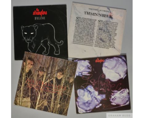Four albums by The Stranglers including The Men in Black, La Folie, Feline and Off the Beaten Track, Feline has its original 
