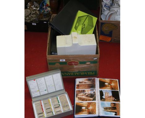 A box of projector slides and photographs mostly of Ecclesiastical interest.