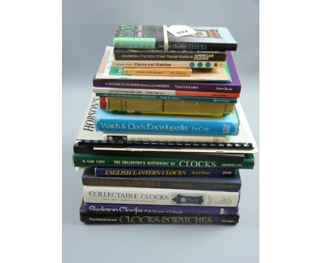 Horological Books - twenty three publications on clocks, watches and barometers including 'English Lantern Clocks' W F J Hana