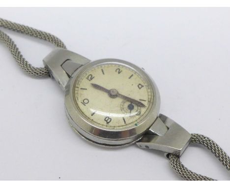 A lady's Ulysse Nardin wristwatch, lacking button 