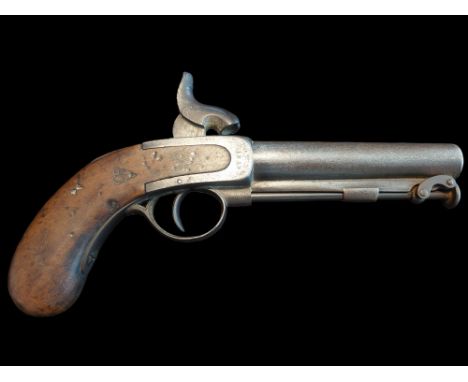 Hollis Brothers of Birmingham A Rare 17-Bore 1848 Pattern Irish Constabulary Percussion Pistol by Hollis, Dated 1848. C-218. 