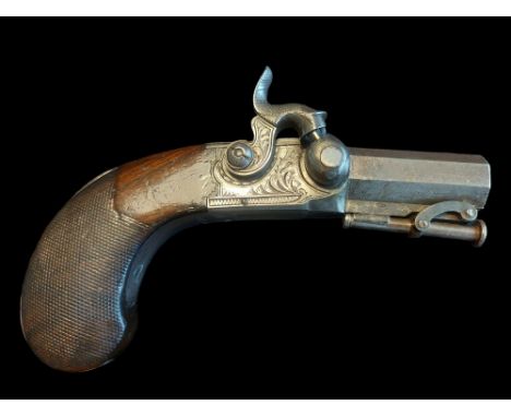 Wm. &amp; Jn. Rigby of Dublin A 31-Bore Percussion Box lock Pistol by Wm. &amp; Jn. Rigby, Dublin, 1845. Rigby serial #9465. 