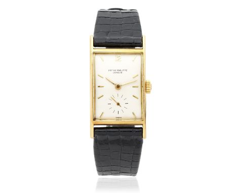 Patek Philippe. An 18K gold manual wind wristwatchReference: 2554/1Date: Sold 8th July 1965Movement: 18- jewel Cal.9-90 manua