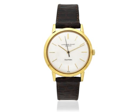 Audemars Piguet. An 18K gold automatic wristwatchDate: Circa 1960Movement: 29-jewel automatic, 18K gold rotor segment, No.755