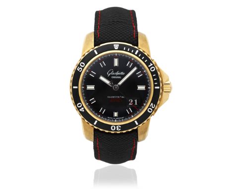 Glashütte Original. An 18K gold automatic calendar wristwatchModel: Sport Evolution Panorama DateReference: 39-42-43-61-03 Da