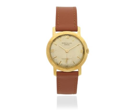 Patek Philippe. An 18K gold manual wind wristwatchModel: CalatravaReference: 2506/1Date: Circa 1955Movement: 18-jewel Cal.10-