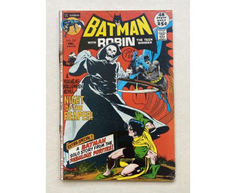 BATMAN # 237 - (1971 - DC - Cents with Pence Stamp) - First appearance of the Reaper + First Rutland Vermont/Bald Mountain Ha