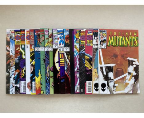 MARVEL MUTANT SUPER-HERO LOT (Group of 19) - (1985/99) Includes NEW MUTANTS #26 (First Full appearance Legion), 27 + MAGNETO 